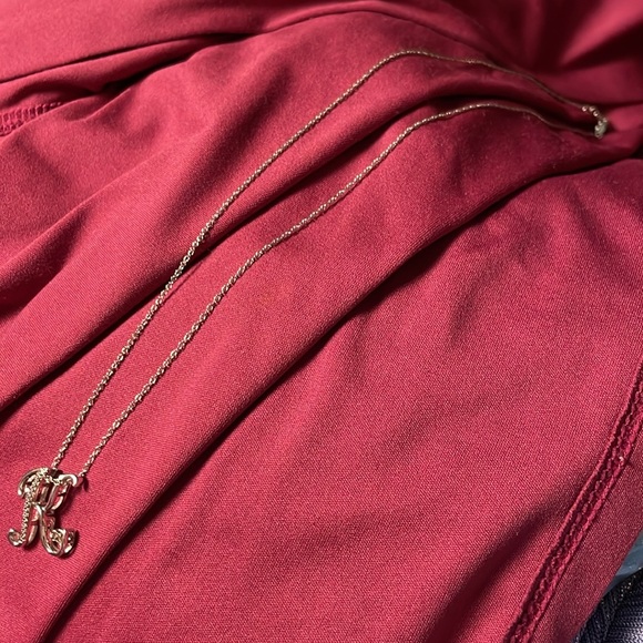 Diamond 💎 Stirling Silver 925 “K” initial  Helzberg Diamond Necklace - Picture 5 of 5